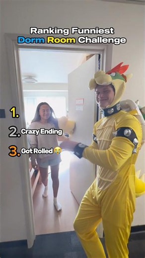 Funniest Dorm Room Challenge Moments Ranked #shorts #funny #ranking