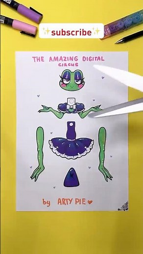 Making RIBBIT 🐸 Hanging Art 🤩 From Digital Circus 🎪 Part 1