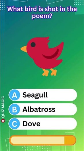 What bird is shot in the poem? BNRPH #QuizMagic #ViralQuiz