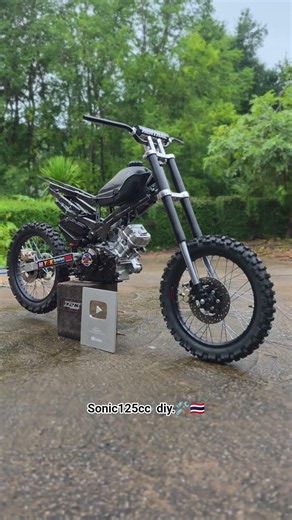💥 Sonic off-road style, Y2K DIY off-road bike 🛠🇹🇭 #motocross #diy #y2koffroad #supermoto #offroad...