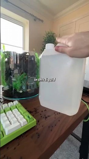 Fish 🐟 Tank Gaming PC building #pcbuild