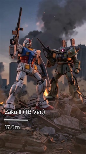 Gundam Thunderbolt SCALE: 1.75m Pilot vs 25m+ GIANT GUN!?