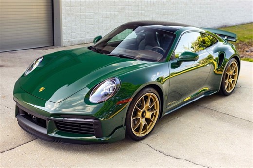 British Racing Green 2022 Porsche 911 Turbo S Coupe