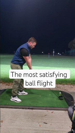 The Most Satisfying Ball Flight You’ll See Under The Lights #golf #golfshorts #golfswing