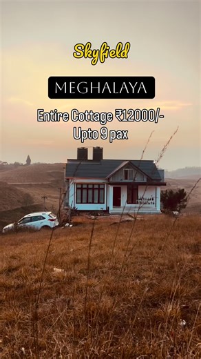 Skyfield Cottage on Instagram: "Tucked away in the quiet hills of Shillong, Skyfield is a warm home above the clouds. A cozy 3-room cottage — one spacious family room with two beds and two intimate double rooms — designed for slow mornings and peaceful nights. Cook together or sit back while our private chef takes care of every meal in a fully equipped kitchen. Step outside to forest greens, valley views, and endless skies that calm the mind and soften time. A place to breathe deeper, laugh long