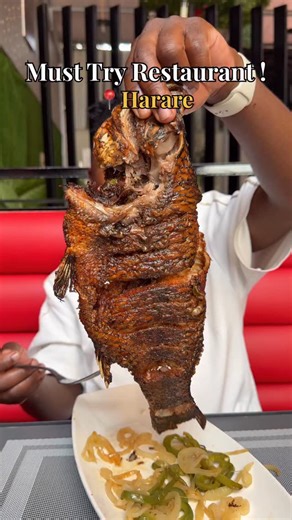 Paid a visit to @thepyramidrestobar in Eastlea along Enterprise Road (Jasen mpepo little theatre)- a restaurant by day and bar by night. They serve Congolese cuisine and offer some interesting and delicious meals for guests to try. I enjoyed the Sombe, a congolese relish made from cassava leaves. Tag someone who owes you a visit here. #food #foodie #instafood #foodporn #foodblogger | The African Finder