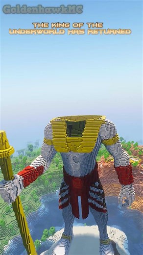 Minecraft Osiris Statue Timelapse! 🏺🌿