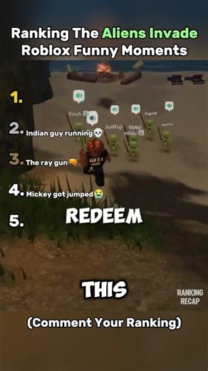 Roblox Aliens Invade Funny Moments #roblox #funny #memes #viral #shorts