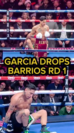 ‼️Ryan Garcia DEMOLISHES Mario Barrios! FLOORED in 30 sec of 1st Round | ryan garcia