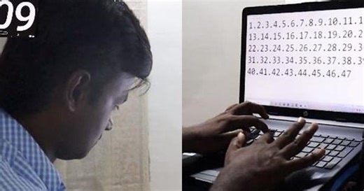 Watch: This man has set a world record for being the fastest to type the numbers from one to 50