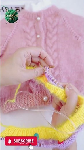 Baby Knitting Sweater for Beginners | Easy & Cute Handmade Design | KnitNookart