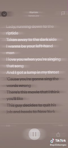 riptide 🌊 #fyp #fypシ #speedsongs #spedupsounds #viral #viraltiktok #xyzbca #spotify #foryoupage #riptide #vancejoy #riptidecover
