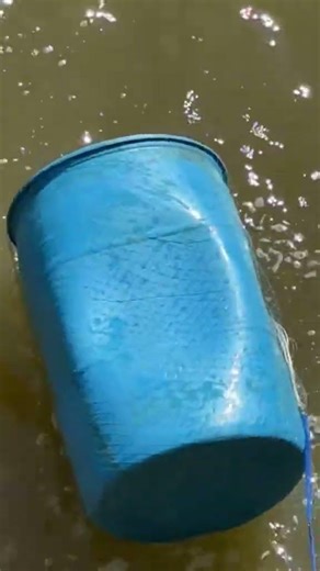 Lasso'd that bad boy. Free filter for my bait tank #fishing #bait #baittank #diy