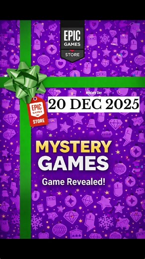 Epic Games Store Mystery Game Revealed | 20 December 2025 🔥 FREE GAME Unlocked! #epicgamesstore