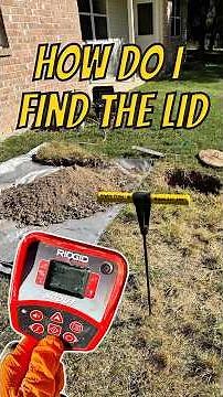 How do I find septic tank lids? #shorts