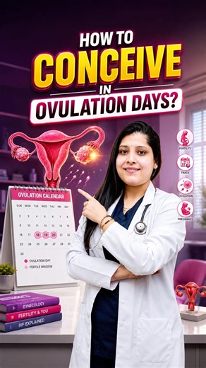 How to Conceive During Ovulation Days? 🌸 Best Time to Get Pregnant Explained #ovulation