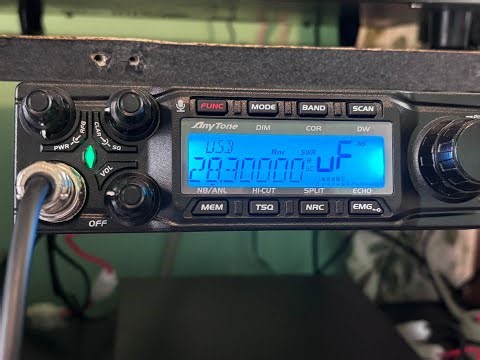 Scanning through 10, 11, 12 and 15 meter bands