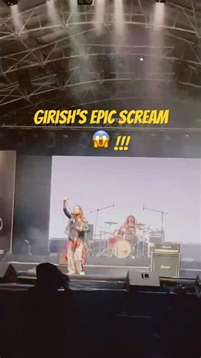 GATC Concert Ends With Girish’s AMAZING Scream 🔥@Aizawl_Lammual_Mizoram