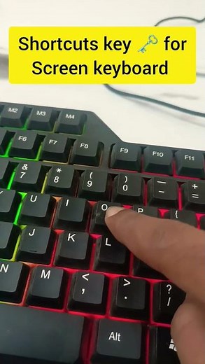 Computer me screen pe keyboard kaise laye | #shorts #youtubeshorts #tech #computer