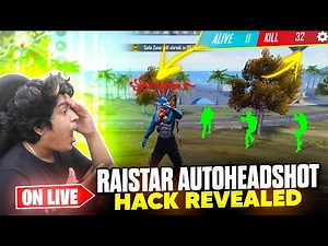 Raistar Headshot Hack Reaveled On Live | Garena Free Fire