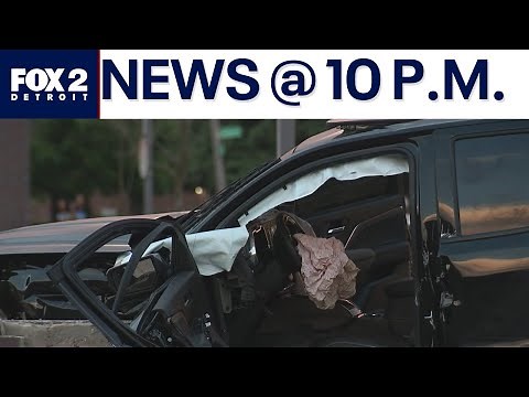 Officers hurt in crash, alleged hospital shooter arrest, drive-by shooters charged and more