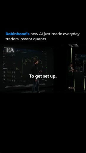Entrepreneur Archived | Robinhood just made trading feel like science fiction. In under 30 seconds, their new AI turned a routine setup into instant quant-level... | Instagram