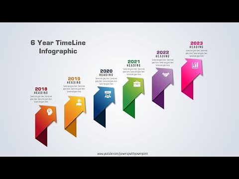 18.Create 6 Year TimeLine Infographic|Powerpoint Infographics|Graphic design|Free Template