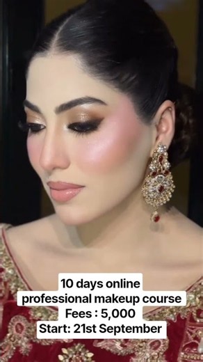 10 Days Online Live Makeup Course – Learn Professional Makeup Techniques from Home