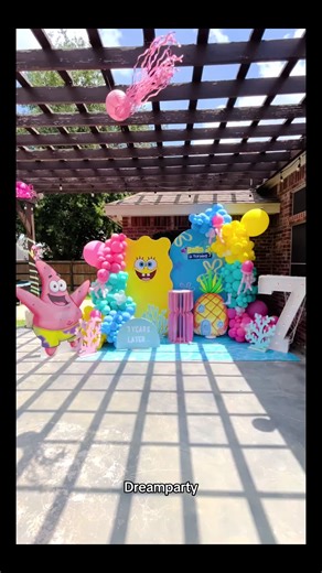 #balloondecor #balloonartist #spongebob #birthdaypartyideas #rgv956🌴 #fypシ゚viral