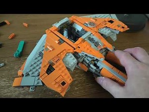 Building Lego Marvel The Guardians Ship SET 76193 PART 7 4K