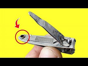 Why It Has This Hole - Many People Do Not Know This Secret of Nail Clippers