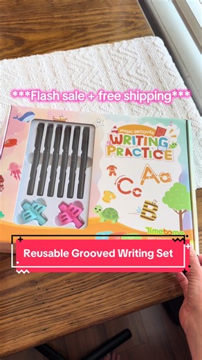 Reusable Grooved Writing Set for Homeschoolers