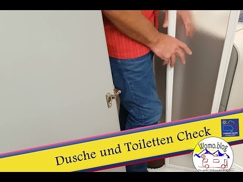 Wohnmobil Test Dusche und Toilette