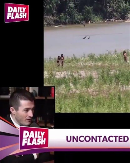 Amazing Amazon Tribe Footage Surfaces: First Contact Experience #shorts
