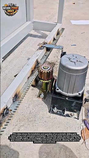 Automatic Sliding Gate Motor Installation | Rack & Pinion System Explained (DIY Setup)