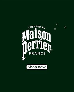 Fall in love with Maison Perrier Sparkling Water. Where every sip is bursting with bold bubbles and great taste ✨ | Maison Perrier USA