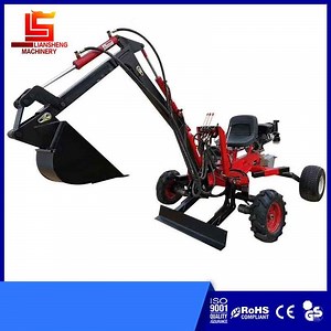[Hot Item] Mini Backhoe Excavator Digger Bulldozer Loader Home Use Small Digging Machine