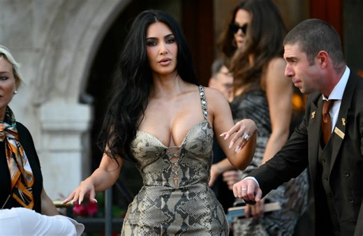 Kim Kardashian trabaja en su vestido de novia 'perfecto' para su posible cuarto matrimonio