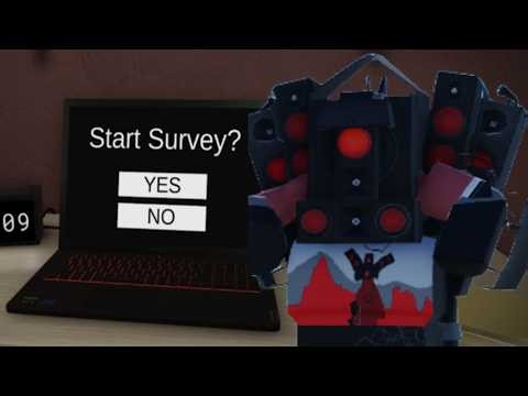 Start Survey? (Playing the Roblox horror game)