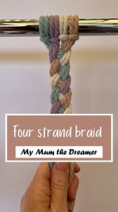 17K views · 40K reactions | How to create a four strand braid in...