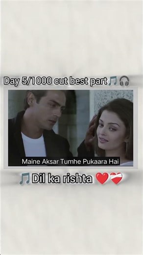 “Dil Ka Rishta” is a beautiful romantic song from the Bollywood film Dil Ka Rishta, released in 2003