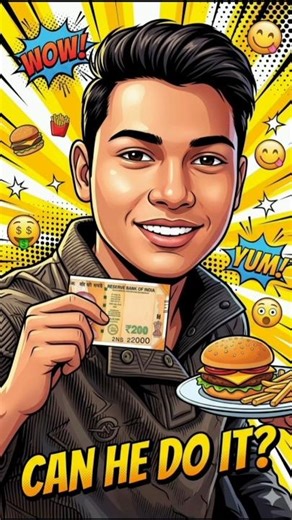 24 hours Rs 200 food challenge #shorts #food #foodchallenge #foodie #vlogs #minivlog