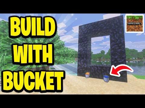 How To Build Nether Portal In Minecraft With Bucket