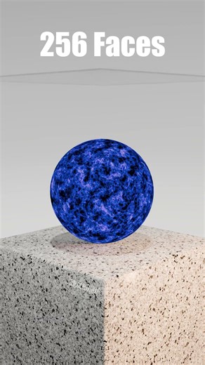 Satisfying Cloth Simulation 😍🤤| 1 vs 16384 Faces 😮 #3danimation #asmr #blender