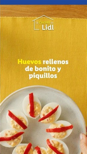 Tuna and Piquillo Pepper Deviled Eggs 🥚🐟 So CREAMY! 🤤 #shorts