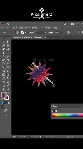 Create a Stunning Blend Effect in Adobe Illustrator | Illustrator Blend Tool Tutorial #pixsignerz