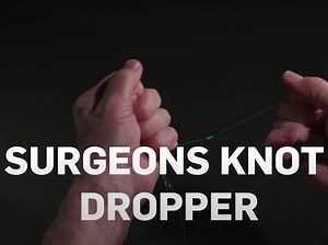 How to tie a Surgeons Knot Dropper Loop