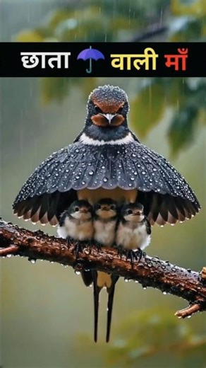 THE UMBRELLA MOTHER ❤️| Animal Facts | #animals #yt #barnswallow