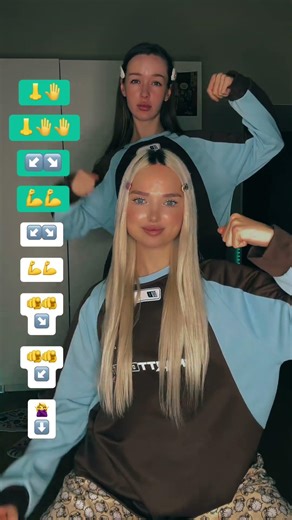 "💪 Fun Emoji Hand Challenge with Besties! 👋👃"