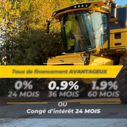 Des moissonneuses-batteuses d’occasion prêtes à retourner au travail. Solides, inspectées et offertes avec des taux de financement avantageux. Offre à saisir sans tarder! Les conditions de financement s’appliquent uniquement à ces trois unités sélectionnées. 📅 Valide jusqu’au 30 novembre 2025. 📞 Pour plus d’information : 1 844 352-2328 👉 Découvrez-les en cliquant ici : https://www.terapro.ca/wp-content/uploads/2025/11/2025-11_3Batteuses_Financement_8.5x11-1.pdf ou au https://usage.usageterapr